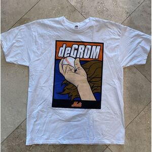 New York Mets Jacob deGrom SGA T-Shirt Size XL 6/2/2017 Empire City Casino